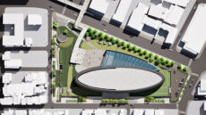 なら100年会館外構改修計画配置図